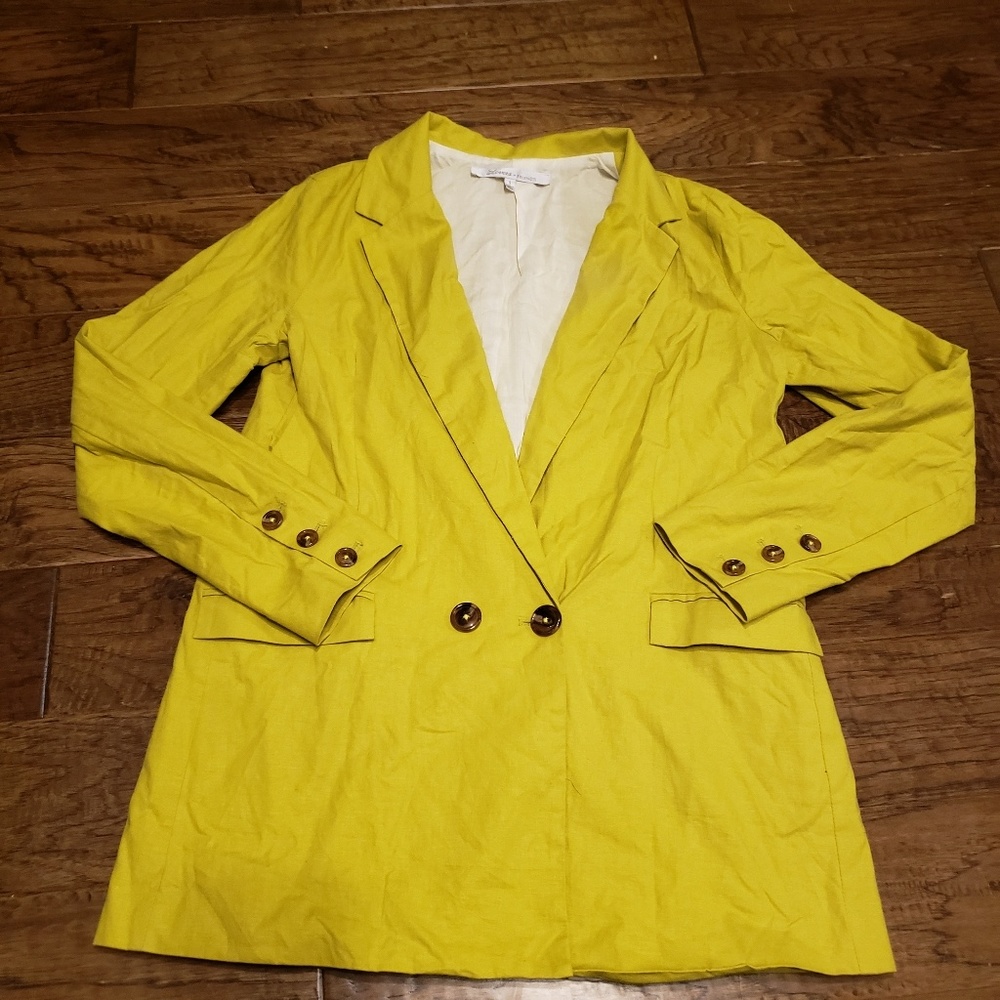 Lovers + Friends Leslie Oversized Blazer Lime Sz S